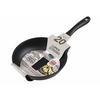 Pearl Metal HB-4601 20cm Frying Pan, Gas Stove Only, Black Die-Cast with Mega Stone Coating, Passes 1 Million Abrasion Resistance Tests, Incredibly St
