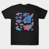 Men Black Print T-shirt Devonian Baby No-Cut Transfer Paper Print Cotton Tshirt