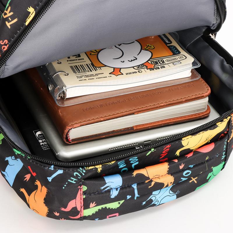 Cartoon pattern kindergarten schoolbag large capacity lightweight children's backpack to reduce the burden of students backpack fashion