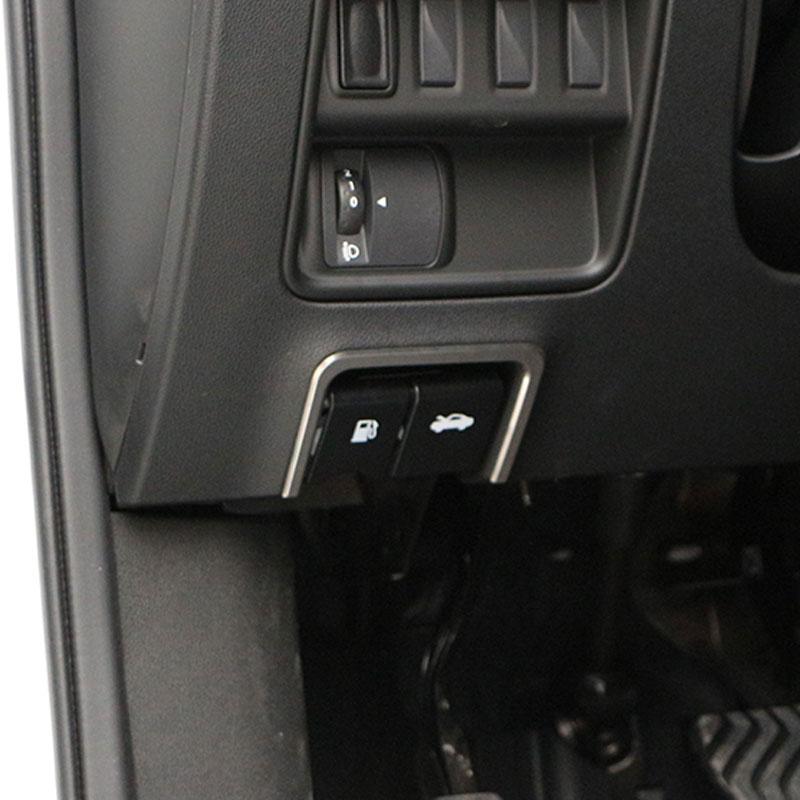 For Renault Koleos Samsung QM6 2016 - 2020 Car Styling Cover Fuel Tank Cap Oil Switch Trim Frame Moulding Part