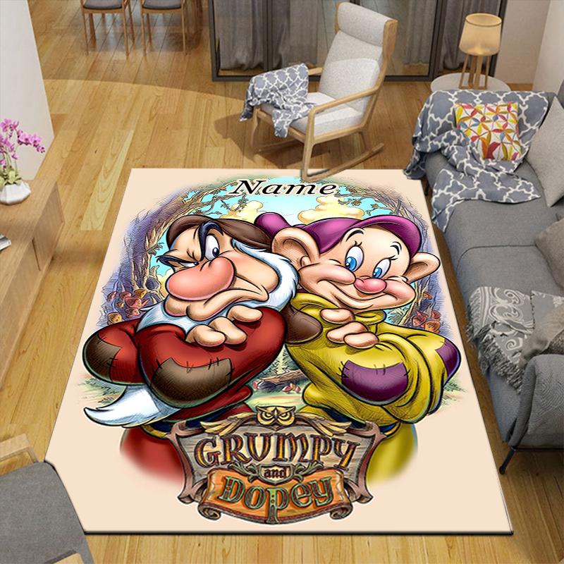 Custom 1Pc Grumpy Dopey'S Adventure Rug Office Carpet Indoor Outdoor Entrance Doormat Nonslip Soft And Comfortable Living Room D916240