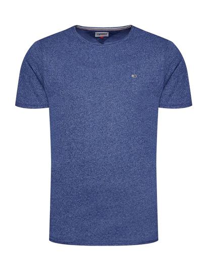 Tommy Jeans Men's T-shirt Indigo Blue 100% Cotton, Size S