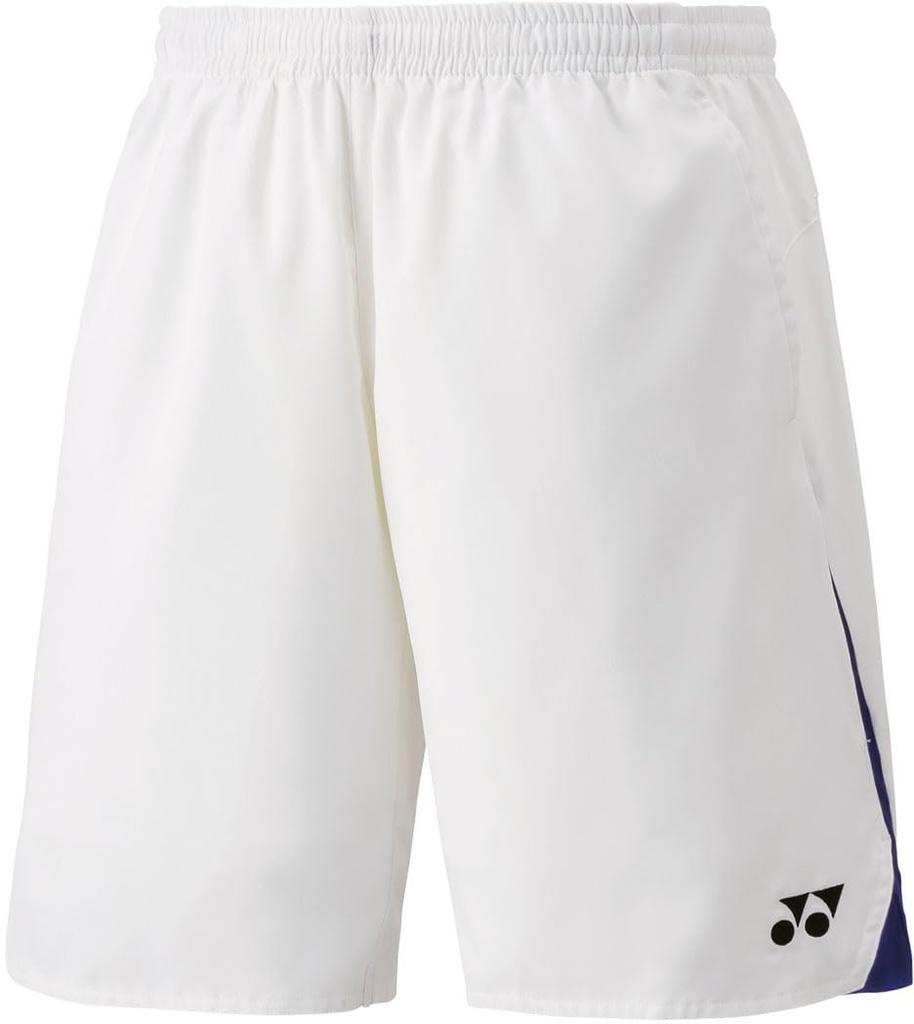 Yonex White Uni-Half Shorts, (011)