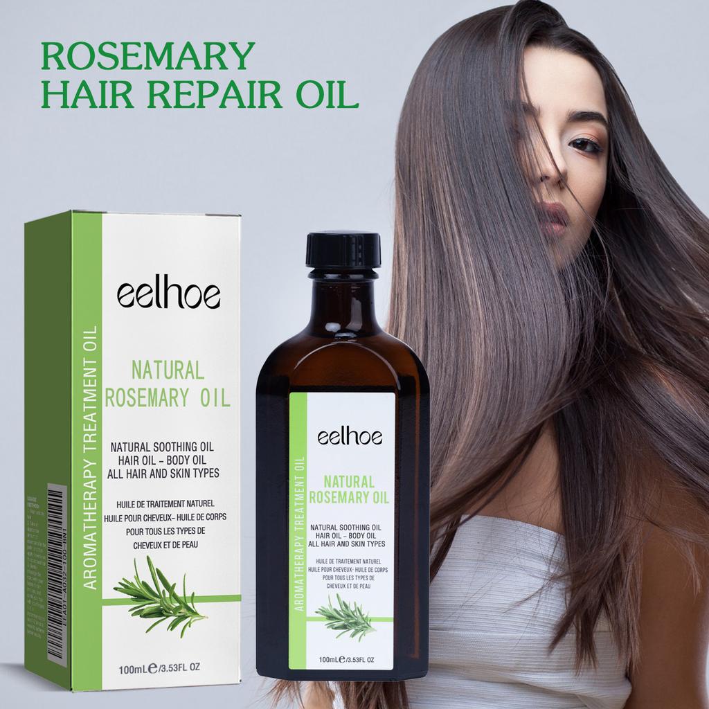 Rosemary Hair Care Essential Oil Prevents Frizz, Provides Long-lasting Smoothness and Fragrance, and Repairs Perming and Dyeing Hair