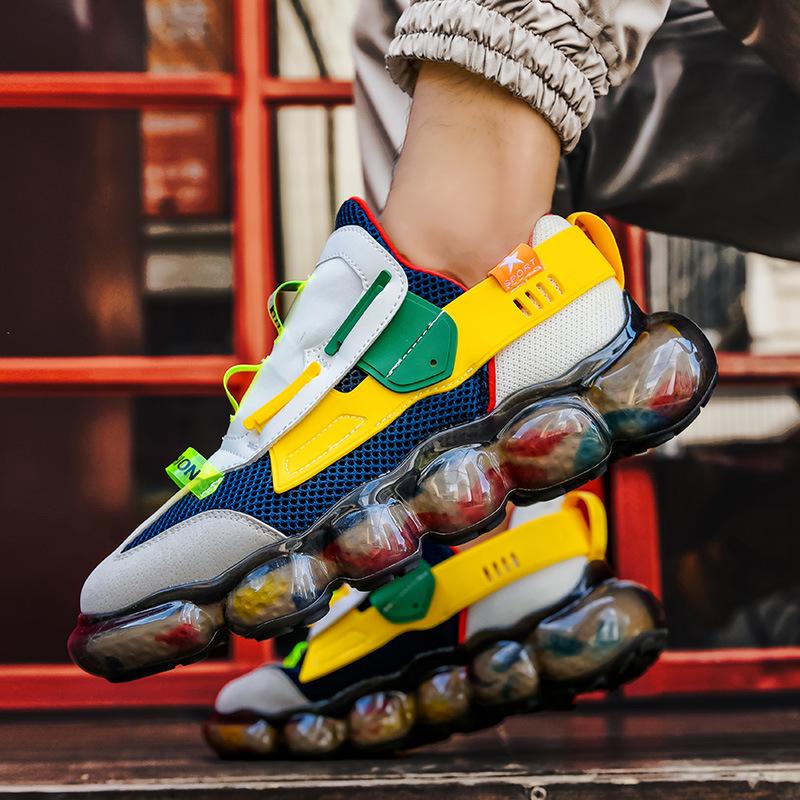 Amazon 2021 Studentenmode Sneaker personalisierte koreanische Version Trend Freizeitschuhe Sommer Herren Laufschuhe