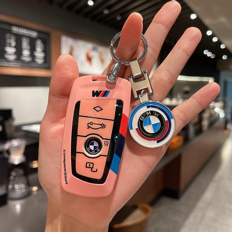 For BMW X1 X3 X4 X5 X6 Series 1 2 3 5 7 G20 G02 G05 G31 G23 F34 F15 F40 IX3 Remote Car Key Cover Keychain Key Case