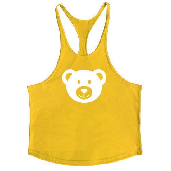 Men'S Summer New Style Men'S Thin Breathable Sports Fitness Sleeveless Knitted Shirt Casual Loose Knitted Tank Top