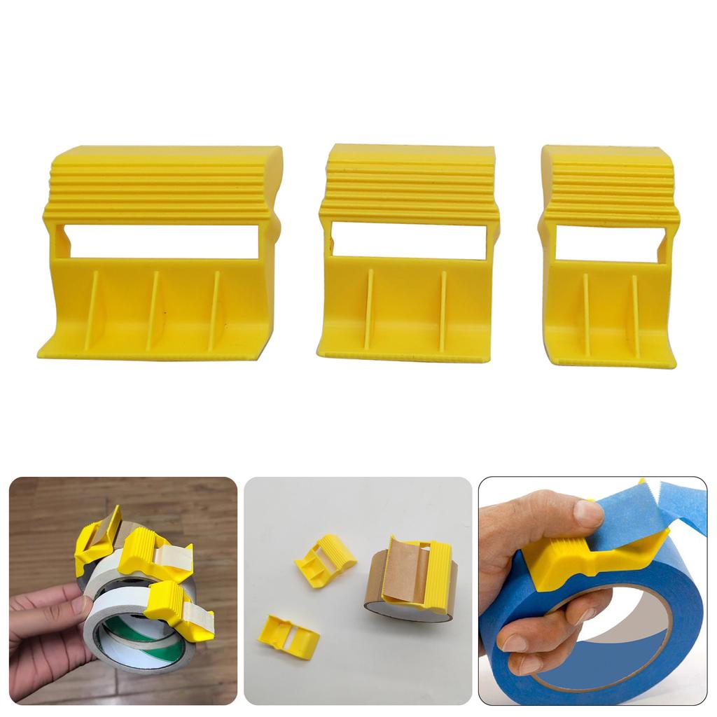 3 Pcs Painter's Tape Applicator Masking Tape Dispenser Painter Tape Dispenser Tape Cutting Tool Office School Supplies