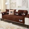 New Plush Sofa Cushion Autumn And Winter Non-Slip Seat Cushion Thickened Winter Leather Sofa Cover Backrest Cover Cloth Towel