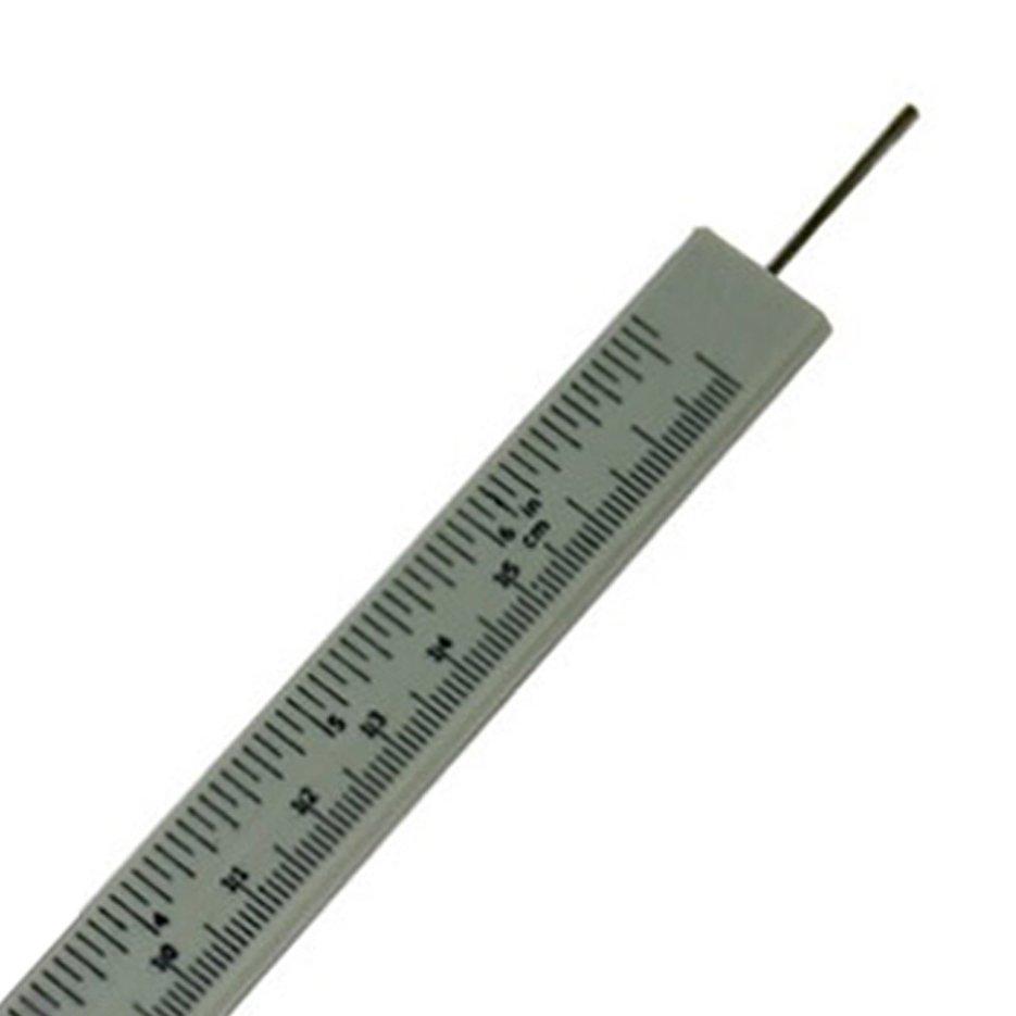 FTE 6" 150mm Plastic Ruler Sliding Gauge Vernier Caliper Jewelry Measuring