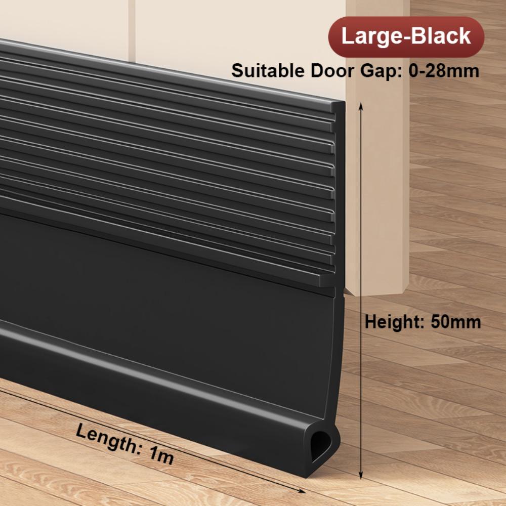 Self-adhesive Door Draft Stopper Insect Prevention Blocker Door Bottom Sealing Strip  Living Room