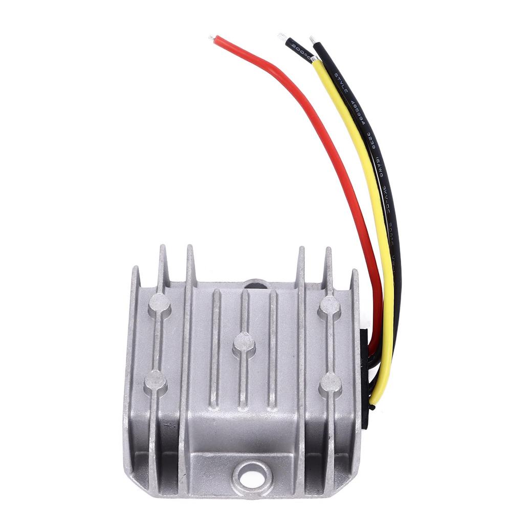 DC Buck Voltage Converter 24V to 12V 10A Aluminum Shell Stable Output Car Buck Transformer