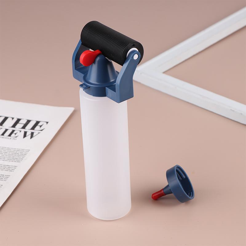 8 Unzen Holzleim Roller Flaschenset Leimbehälter Dispensieren Kunststoff Applikatorflasche für Holzbearbeitung Malerei Diy Werkzeug