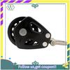 Upgraded High Load Sheave Block Universal-Head Single Pulley Swivel Shackle Sailboat Plain Bearing Block Rope Runner Accessories