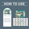 Seasonal Fishing Lure Advents Calendar Christmas Countdowns Fishing Tackle Box with 24 Assorted Baits for Celebration