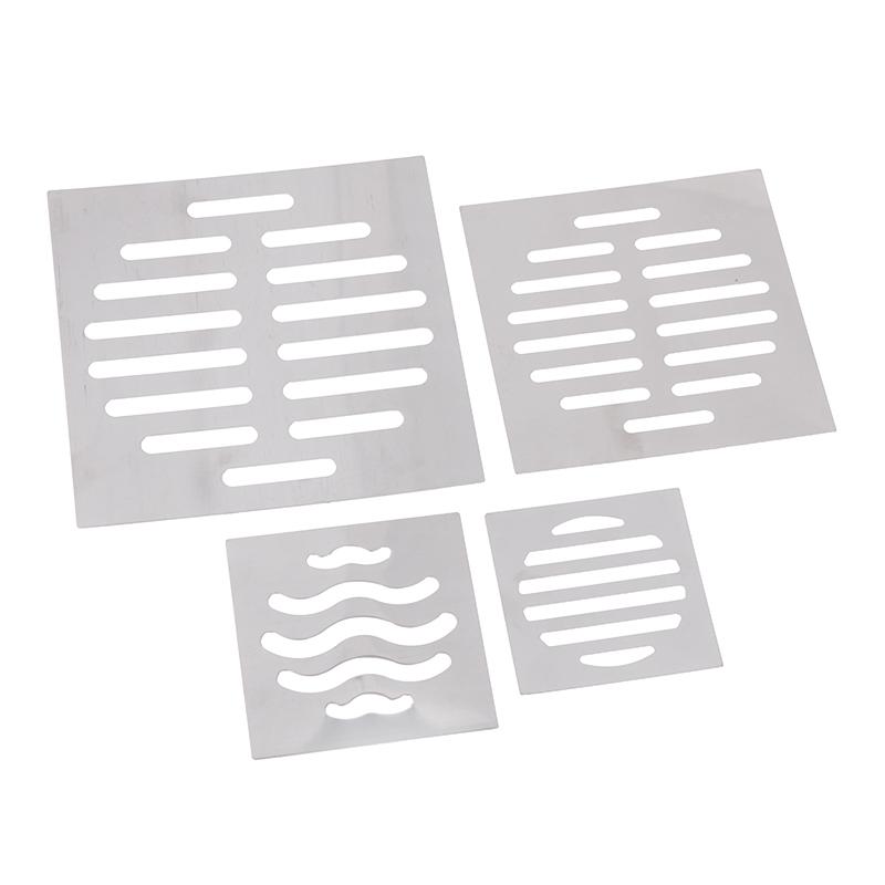 Odpływy podłogowe ze stali nierdzewnej Pokrywa siatkowa Kwadratowy otwór odpływowy Łapacz włosów pod prysznic Filtr Stoper Części metalowe do kuchni i łazienki