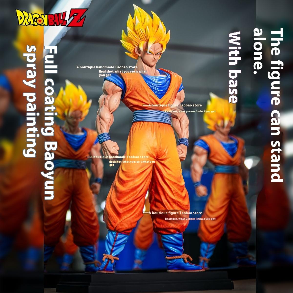 JT Studio Dragon Ball Z Супер Сайян 2 Гоку 30см Полностью Раскрашенная GK Статуя - Небесный Путь Премиум Аниме Коллекционная Фигурка