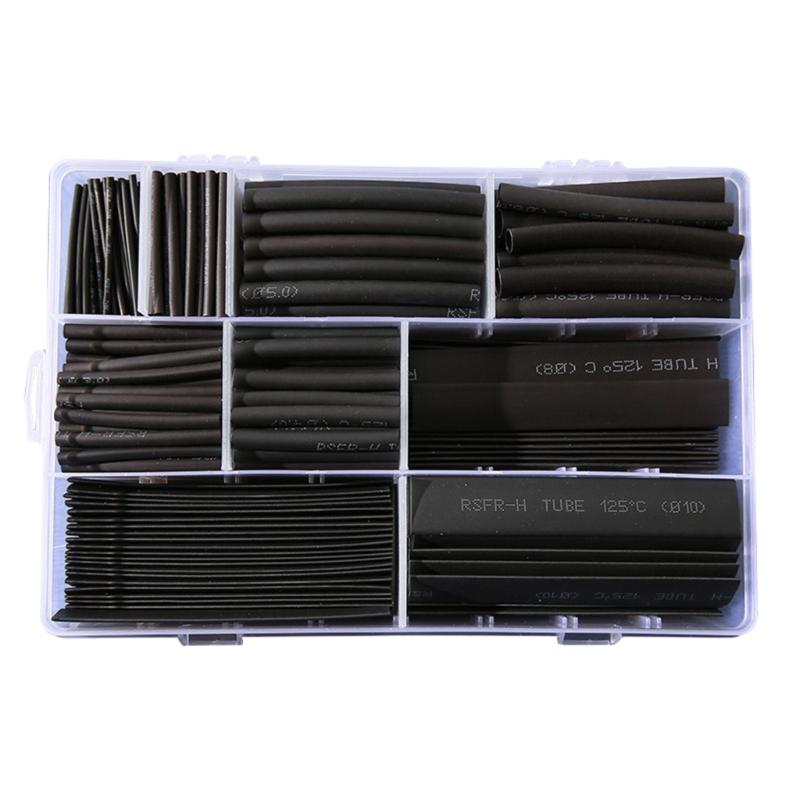 

Waterproof Insulated Shrink Tubing Set Reliable Heat Shrink Tube Assortment 1