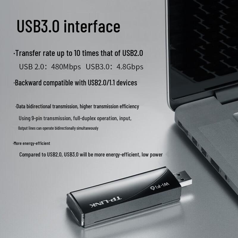 Tp-Link AX3000 WiFi 6 USB Gigabit Wireless Adapter