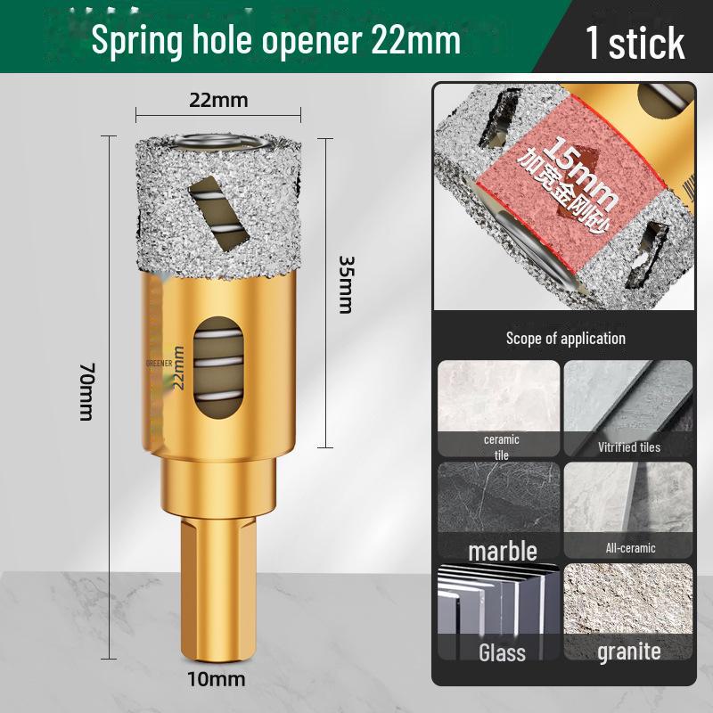 Green Forest Ceramic and Glass Tile Drill Bit