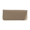 Japanese Minimalist Soft Leather Women's Glasses Case: High-End, Portable, and Lightweight.