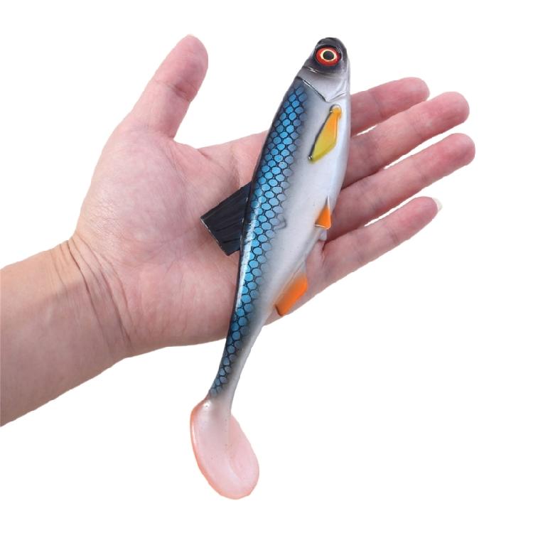 Soft Fishing Lures 2oz 20.3cm Artificial Baits Paddle Tail Swimbaits Fishing Lure for Trout Walleye Swim Baits