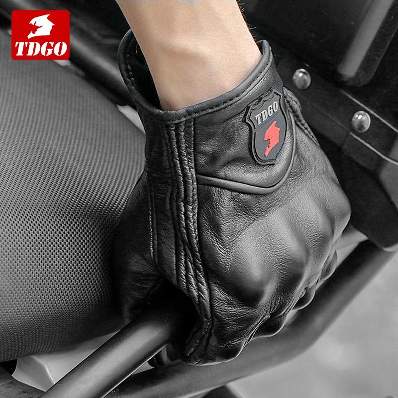 New Racing Gloves Mittens Goat Leather Motorcycle Breathable Equipment & Anti-Slip Touch Screen for Motocross/Outdoor gp Glove