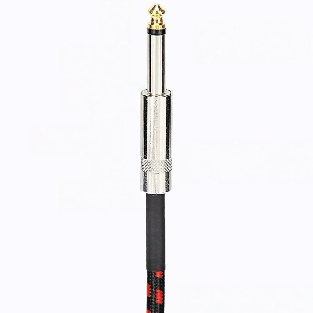 Metal Head 6.35mm Audio Cable Mono Cable Noise Reduction Cable Electric Guitar Cable Studio Use