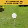 Ball Lampshade Post Acrylic Globe Light Bulbs Replacement Patio Fixture Wall Ceiling Fan Floor