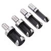 8 Pcs Plug Hole Cutter Set Dowel Maker Cutting Tools 3/8" Shank Bit W/case