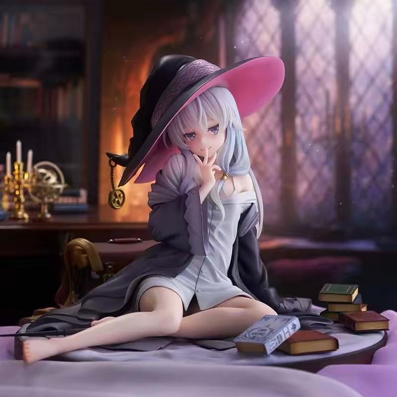 Nowe Anime Wędrująca Wiedźma: Podróż Elainy 20cm Elaina Figurka Akcji z PVC Model Zabawki na Urodziny dla Dzieci