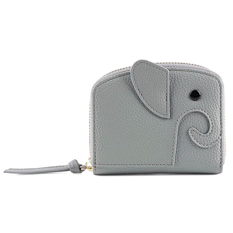 

25RRYZI-BGY mini wallet mini wallet compact wallet card case bi-fold wallet wallet elephant elephant Bellows cute many colors Skimming prevention