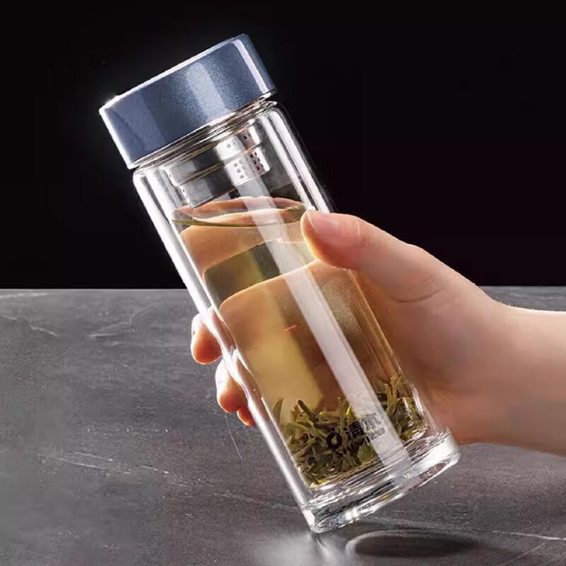 SHIMIZU Double-Layer Heat-Resistant Glass Tea Cup