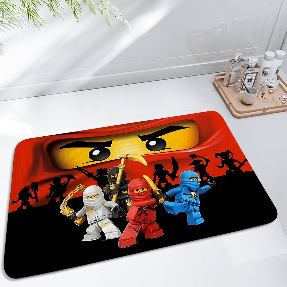 Cartoons-r-Ninjagos-cool Floor Mats Carpet For Living Room Decor Lounge Area Anti-slip Foot Mat Entrance Doormat