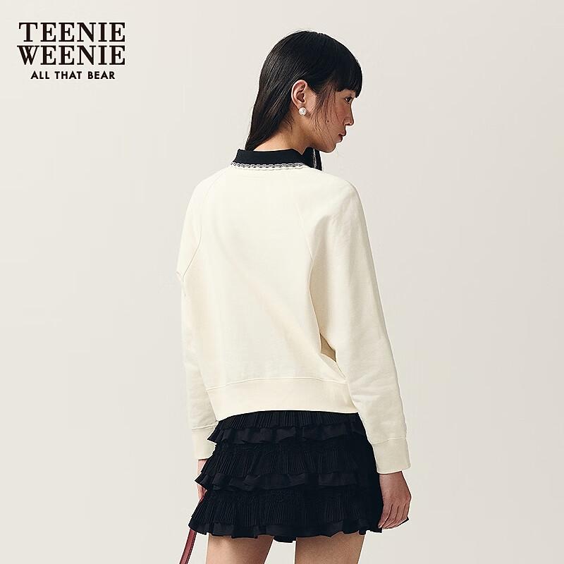 Teenie Weenie Women's Little Bear Letter Sweatshirt