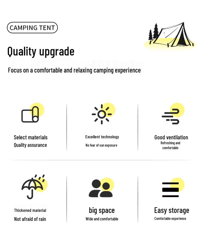 Multi-Use Outdoor Hiking and Camping Tent