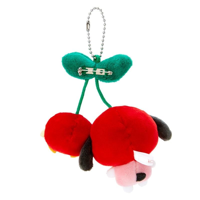 [Reloading] Cherry Cinnamoroll, Hello Kitty, Kuromi, Pompompurin Plush Toy Mascot Holder Pendant Key Ring Keychain Cute Character Goods (Pochacco)