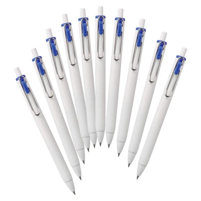 Mitsubishi Pencil Gel Ballpoint Pen Uniball One 0.5 Blue 10-packUMNS05.33