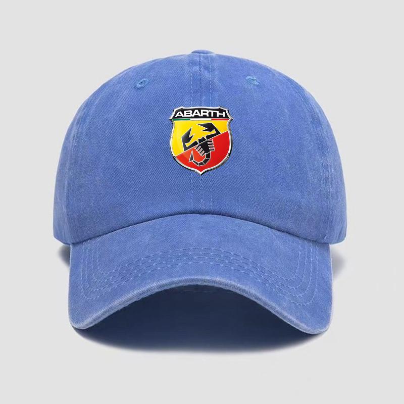 VEP1 Mode Auto Baseballkappe Schirmmütze Sonnenhut Unisex Verstellbarer Sonnenschutzhut Für Abarth Punto 124 500 595 695 500X 500e Zubehör