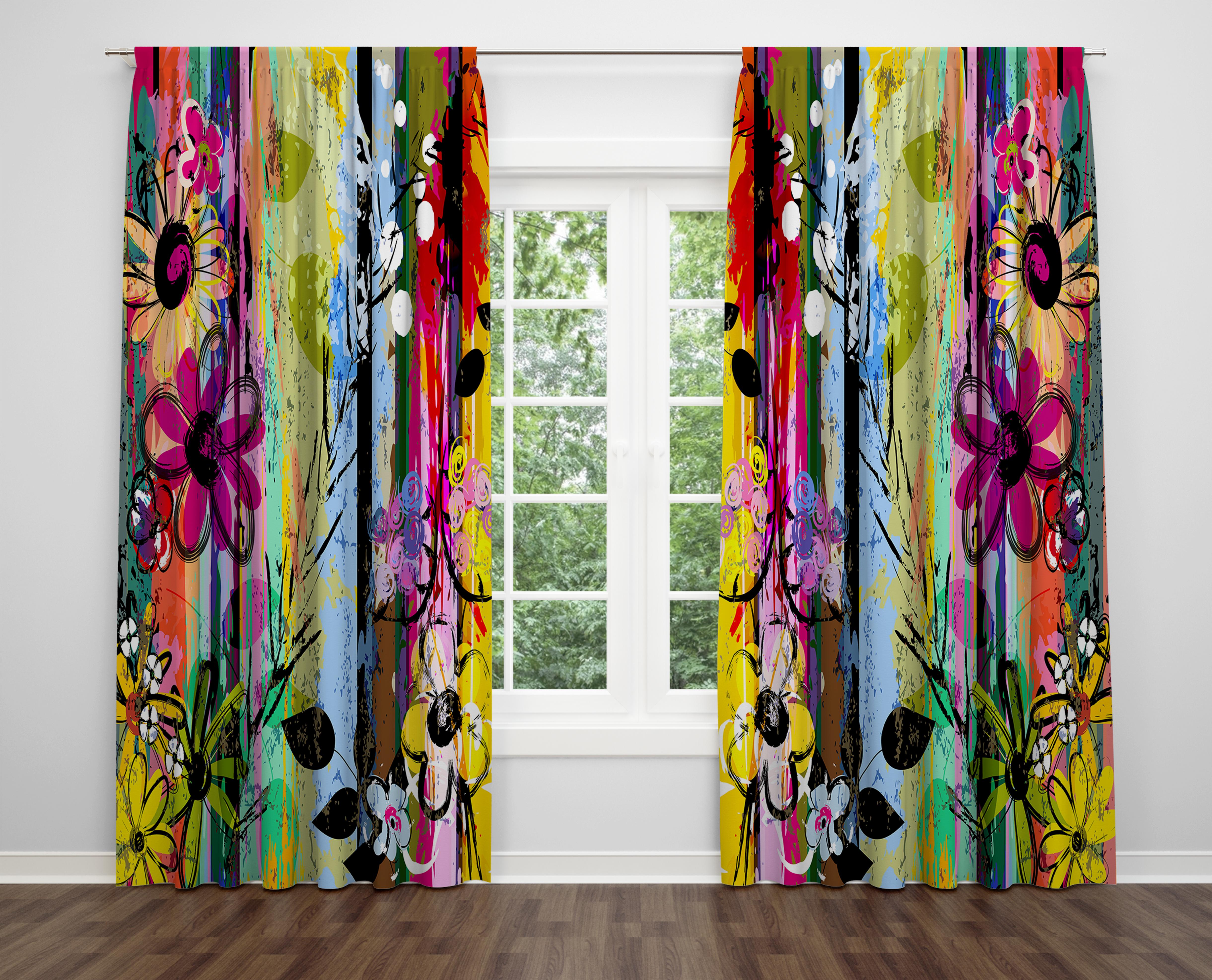 

Декоративний дизайн, високоякісна бавовняна тканина, ви можете вибрати одну або подвійну фіранку з крила 1 piece різнокольоровий