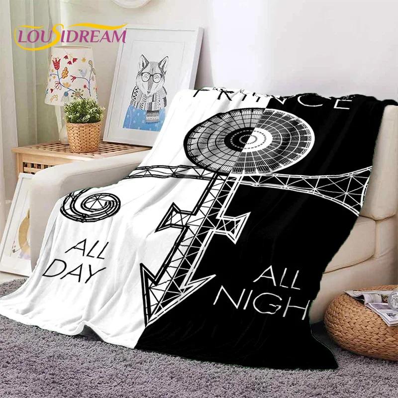 Artist Purple Rain Prince Rogers Nelson Soft Flannel Blanket,Throw Blanket Comfortable Blanket for Picnic Beds Sofa Home Bedroom