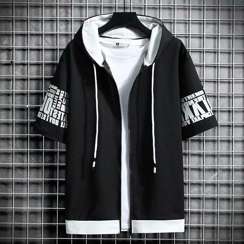 Men's Summer Casual Hooded Short-Sleeve Suit - 2023 Trendy Sportswear