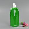 Foldable 500ml Water Bag for Mountain Climbing & Travel - Portable, Customizable Design, Plastic Drinking Kettle