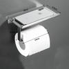 304 Stainless Steel Toilet Paper Holder with Phone Shelf