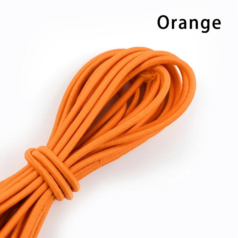 10M 2.5mm Elastic Bands Adapter HairBand Stretch Rubber Rope By Meters Apparel Belt Bungee Cord Sewing Supplies