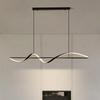 Modern Minimalist Twisted Strip Pendant Light for Dining or Bar