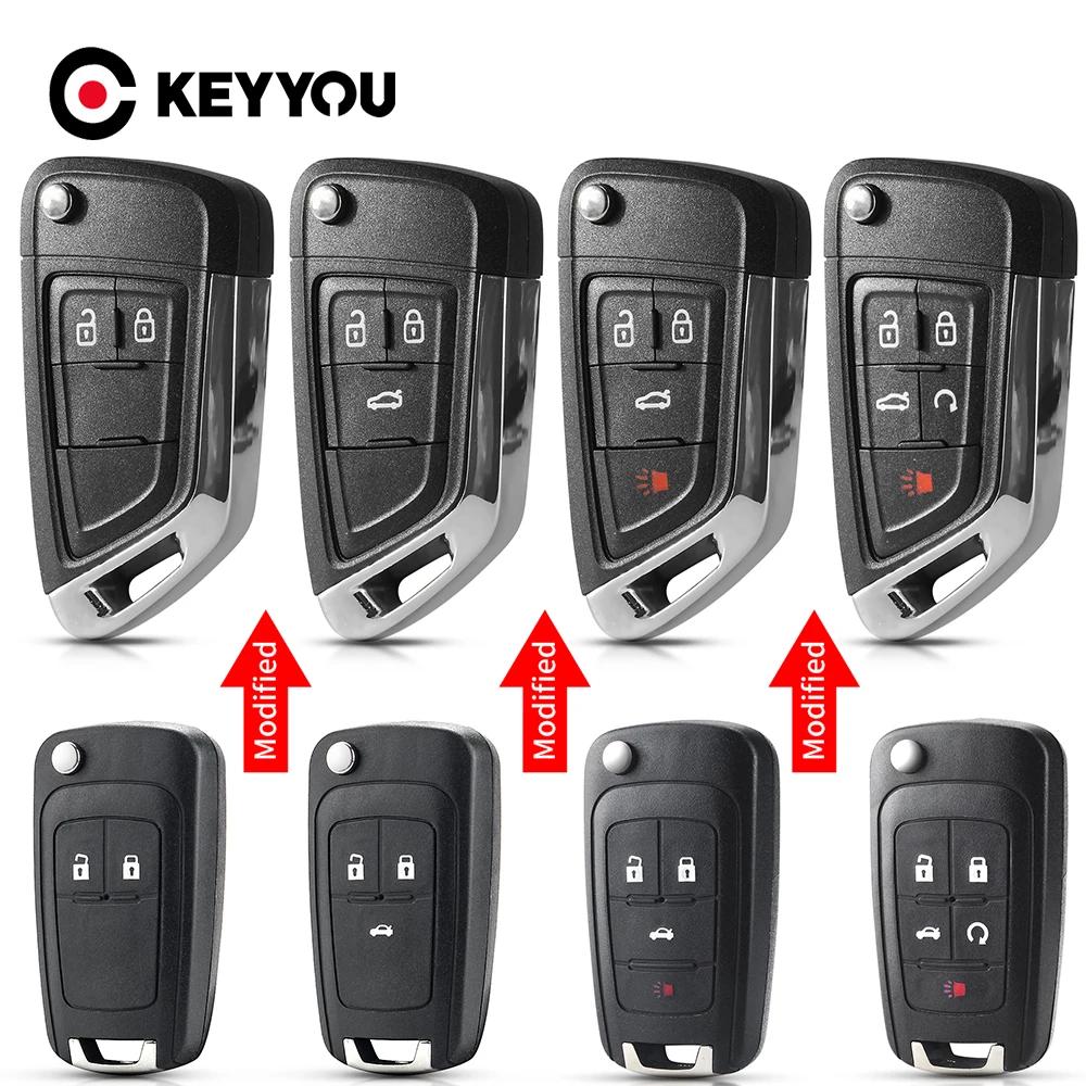 S Modified Remote Key Shell For Chevrolet Cruze Epica Lova Camaro Buick For Opel Vauxhall Insignia Astra Flip Case