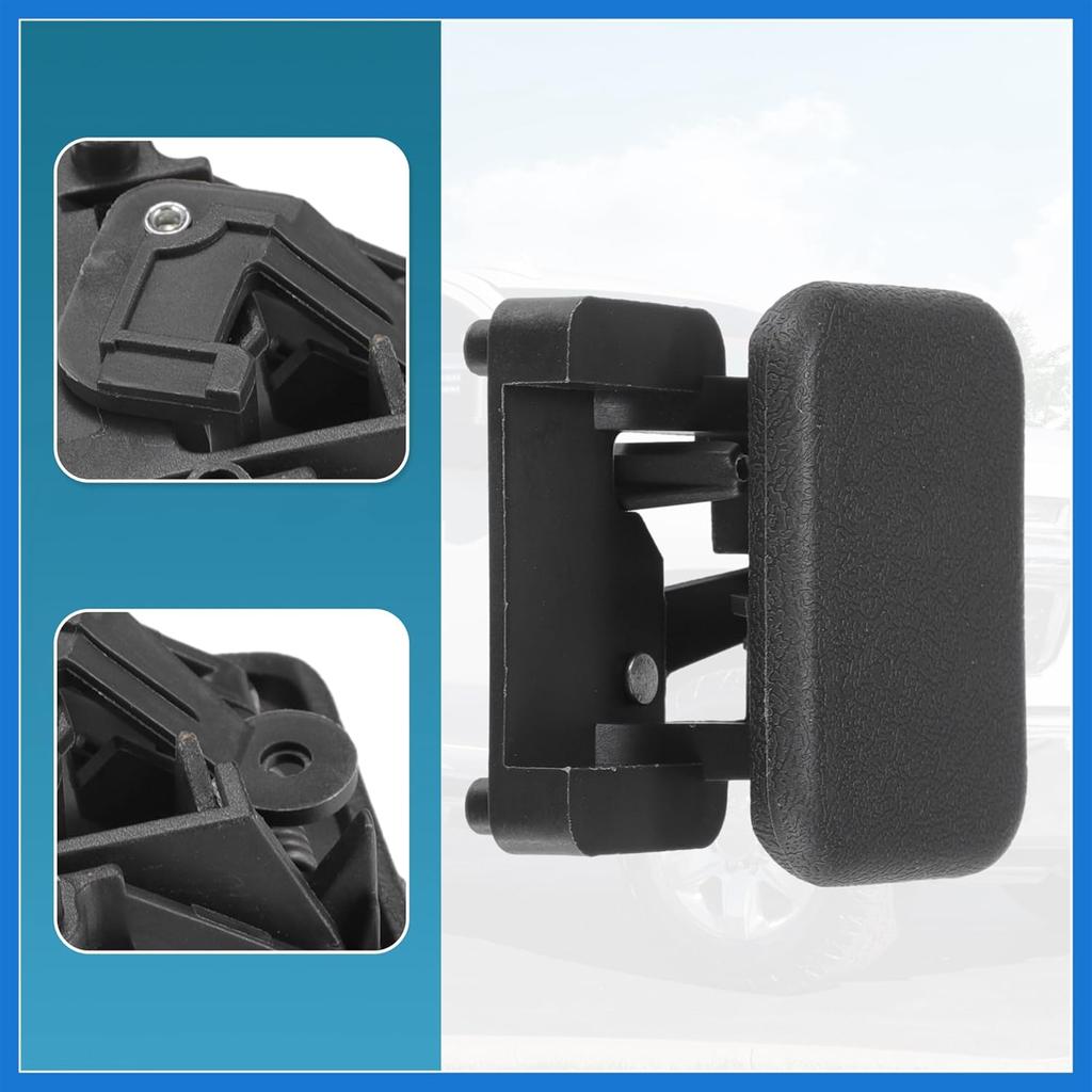 Front Glove Box Lid Latch Lock Handle Cover for Chevrolet Silverado 1500 2001-2007 Latch Catch Clip Black Auto Accessories