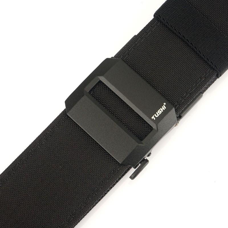 5CM Functional Wind Hanging Gun Shooting Training Belt Men s All-matching Tooling Casual Nylon Automatic Buckle Pants 120cm чёрный