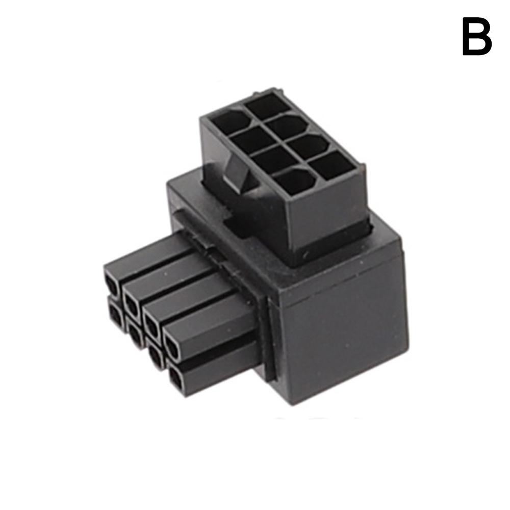 

Женский угловой 90 градусов к Мужской адаптер питания ЦП для настольных компьютеров Карта питания рулевое управление C V6C5 B-one-size